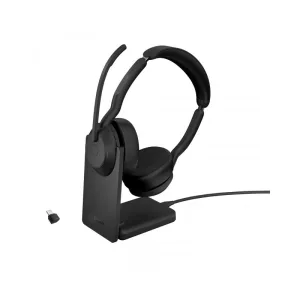 Гарнитура Jabra Evolve2 55 чёрный, беспроводная, Bluetooth, до 18 ч Jabra