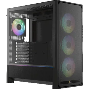 Корпус Ocypus Delta C70 BK ARGB, Midi-Tower, чёрный, 4 x 120 мм Ocypus