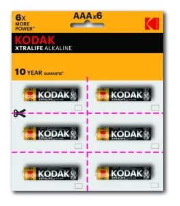 Батарейка LR03-12BL perforated (6x2BL) XTRALIFE [KAAA-2x6 perf] (144/576/43200) NEW СТРОГО КРАТНО 12 шт Б0038793 Kodak