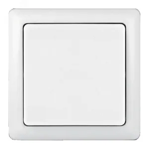 Выключатель 1-кл. ОП Хит 6А IP20 250В бел. SE VA16-131-B Systeme Electric