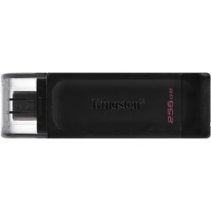 Флешка USB Kingston DataTraveler DT70 (DT70/256Gb), 256Gb, USB Type-C 3.2, R/W 70/45, черный Kingston
