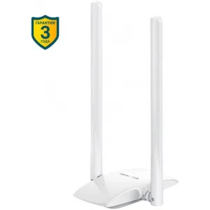 Сетевой адаптер WiFi Mercusys MW300UH USB 2.0 (ант.внеш.несъем.) 2ант. Mercusys