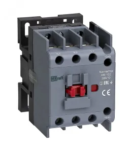Контактор КМ-102 38А кат. 220В/230В AC 1НО AC-3 AC-4 22313DEK DEKraft