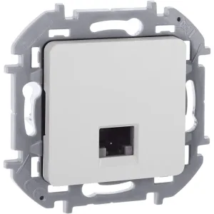 Розетка компьютерная СП Inspiria RJ45 кат.5E UTP IP20 бел. IEK 673825 Legrand (группа IEK)