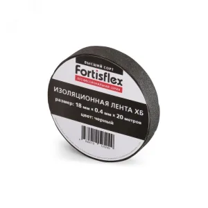 Изолента ХБ 18х0.4х11 черн. 71242 Fortisflex
