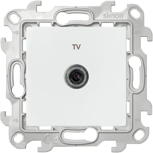 Розетка телевизионная одиночная TV СП 24 IP20 механизм бел. 2450477-030 Simon
