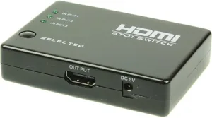 Коммутатор HDMI c ИК управлением OSNOVO SW-Hi3012 Коммутатор сигнала HDMI (3вх./1вых.) с поддержкой HDMI 1.4 OSNOVO