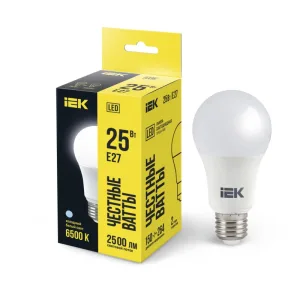 Лампа светодиодная IEK LLE-A80-25-230-65-E27 IEK