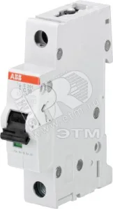 Выключатель автоматический модульный 1п C 6А 6кА S201 C6 ABB 2CDS251001R0064 ABB