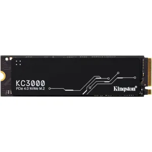 Накопитель SSD Kingston 512Gb M.2 KC3000 SKC3000S/512G (PCI-E 4.0 x4, up to 7000/3900Mbs, 3D TLC, NVMe, 400TbW, Phison E18, 22х80мм, LP heatsink) Kingston