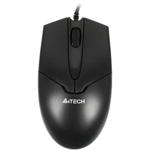 Мышь проводная A4Tech OP-550NU черный, 1200 dpi, USB Type-A, кнопки - 3 A4Tech