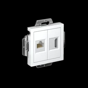 Розетка двойная Schneider Electric ATN000182 Schneider Electric