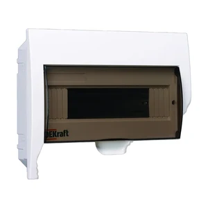 Корпус встраиваемый ЩРВ-П-12 22х28х9 12мод. IP41 пластик. 31004DEK DEKraft