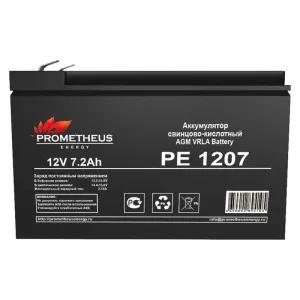 Батарея для ИБП Prometheus Energy РЕ1207 12В 7.2А·ч PROMETHEUS ENERGY