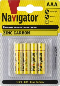 Батарейка NBT-NS-R03-BP4 17215 Navigator