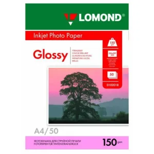 Фотобумага Lomond 0102018 A4/150г/м2/50л./белый глянцевое для струйной печати Lomond