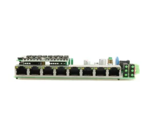 Промышленный PoE коммутатор Gigabit Ethernet OSNOVO SW-80800/IC-P Бескорпусной промышленный PoE коммутатор на 8 портов. Порты: 1 x GE (10/100/1000Base-T) с PoE BT (до 90W); 7 x GE (10/100/1000Base-T) с PoE (до 30W). Встроенная грозозащита. Соотв OSNOVO
