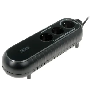 Источник бесперебойного питания Powercom WOW 300 165Вт 300ВА черный PowerCom