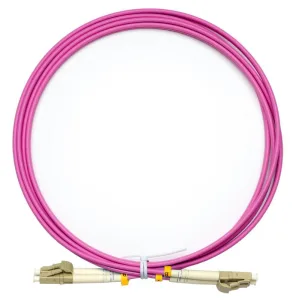 Шнур оптический FOP-50-OM4-LC-LC-2m duplex LC-LC50/125mm OM4 2м LSZH Cabeus 9102c Cabeus