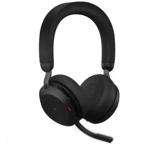 Гарнитура Jabra Evolve2 75 чёрный, беспроводная + проводная, Bluetooth, до 24 ч Jabra