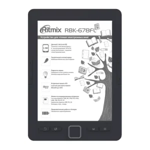 Электронная книга E-Ink Carta с подсветкой Ritmix 4610121102482 Ritmix