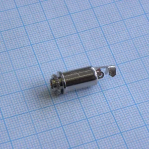 TRS 3.5 (mini jack) гнездо приборное мет 