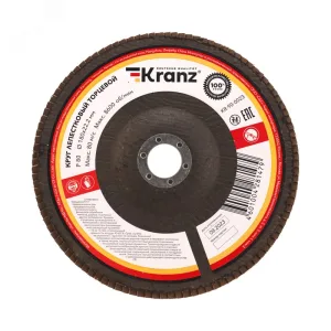 Круг лепестковый торцевой, P80, 180х22,2мм KR-90-0023 Kranz