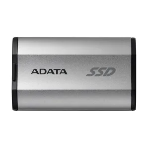 Внешний SSD ADATA SD810, 2TB, USB 3.2 Gen 2x2 Type-C, R/W 2000/2000, серебристый ADATA