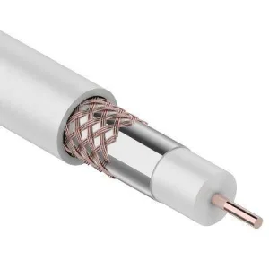 Кабель RG-6U+Cu 48проц. 75Ом бел. (м) 01-2206 PROconnect