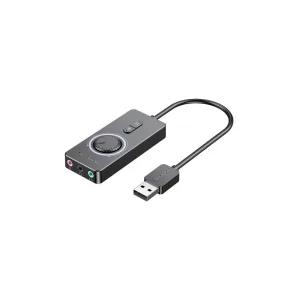 Внешняя звуковая карта Vention USB c регулятором громкости Черная Vention CDRBB Vention