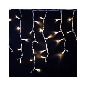 Гирлянда Neon-night Айсикл (Бахрома) светодиодная 4,0х0,6 м, с эффектом мерцания, белый провод каучук, 230 В, диоды белые NEON-NIGHT