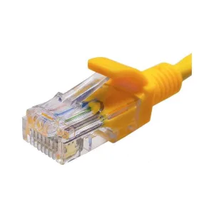 Патч-корд Suprlan 10-0161 UTP RJ-45 вил.-вилка RJ-45 cat.5e 0.5м желтый LSZH 24AWG SUPRLAN