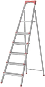Стремянка FIT 65334стальная 6 ступеней вес 9.1кг FIT