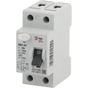 УЗО PRO NO-902-48 ВД1-63 2P 25А 10мА Б0031889 Эра