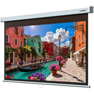 Настенный экран Lumien Eco Picture 198х300 см (рабочая область 164х292 см) Matte White прямоуголный корпус, возможность потолочн./настенного крепления, уровень в комплекте, 16:9 Lumien