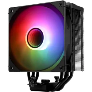 Устройство охлаждения(кулер) Thermalright Assassin Spirit 120 Vision ARGb Soc-AM5/AM4/1200/1700/1851 черный 4-pin 27dB Al+Cu LCD Ret (AS120-VISION-BL-ARGb) Thermalright