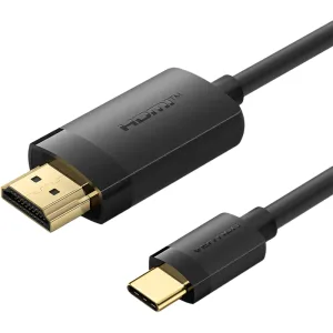 Кабель Vention USB Type C M > HDMI M - 2м. Кабель Vention 2.0 м (CRIBH) Vention