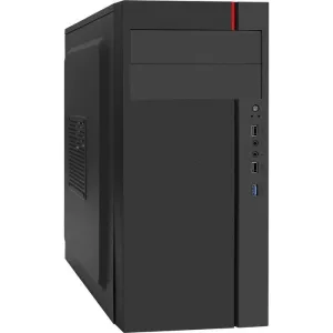 Компьютерный корпус Miditower ExeGate AA-440U (ATX, без БП, 2*USB+1*USB 3.0, аудио, черный) Exegate
