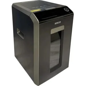 Шредер Office Kit SA200С 3,8x10 черный/серый с автоподачей (секр.P-4) фрагменты 220лист. 40лтр. скобы пл.карты Office Kit