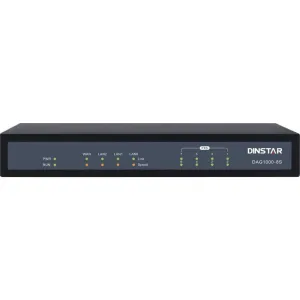 Шлюз IP Dinstar DAG1000-8S черный Dinstar