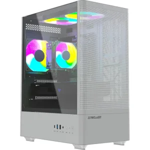 Компьютер Teclast G03 Ryzen 5 7500F (3.7) 32Gb SSD 1Tb RTX 5060TI 8Gb Windows 11 Pro GbitEth WiFi BT 500W белый (G03 7500F32G1T5060T8WKRU) TECLAST