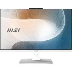 Моноблок MSI Modern AM242P 1M-1024XRU 23.8" Full HD Core 5 120U (1.4) 8Gb SSD512Gb HDG без ОС GbitEth WiFi BT 120W клавиатура мышь Cam белый 1920x1080 MSI