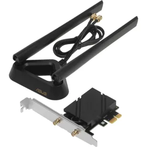 Сетевой адаптер Wi-Fi + Bluetooth Asus PCE-BE92BT BE9400 PCI Express (ант.внеш.несъем.) 2ант. ASUS