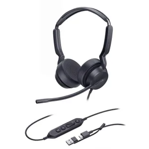 Гарнитура проводная Yealink UH42 SE DUAL UC USB-C/A Yealink