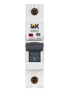 Выключатель автоматический 1п B 6А M06N ARMAT IEK AR-M06N-1-B006 IEK (ИЭК)