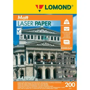 Фотобумага Lomond 0300341 A4/200г/м2/250л./белый матовое/матовое для лазерной печати Lomond