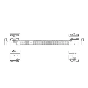 Кабель JPC Connectivity P732EGB00800-1 JPC Connectivity