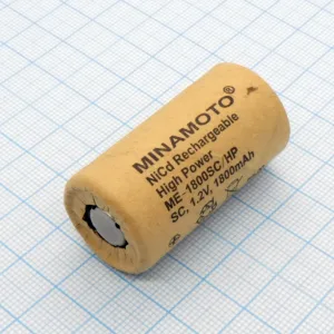 Аккумулятор 23х43мм ME-1800SC/HP Minamoto