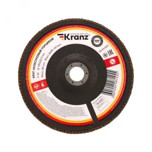 Круг лепестковый торцевой, P40, 180х22,2мм KR-90-0021 Kranz