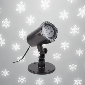 Проектор LED Neon-night 601-263 белые снежинки,220В NEON-NIGHT